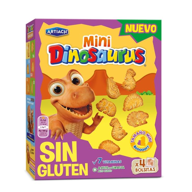 GALLETAS MINI DINOSAURUS S/GLUTÉN ARTIACH 160G