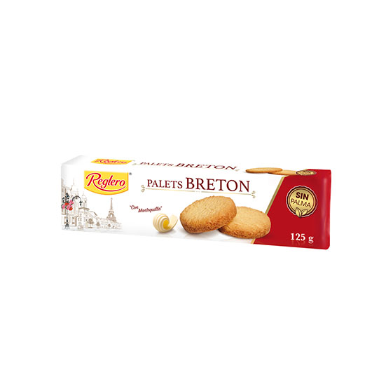 GALLETAS PALETS BRETON REGLERO 125G