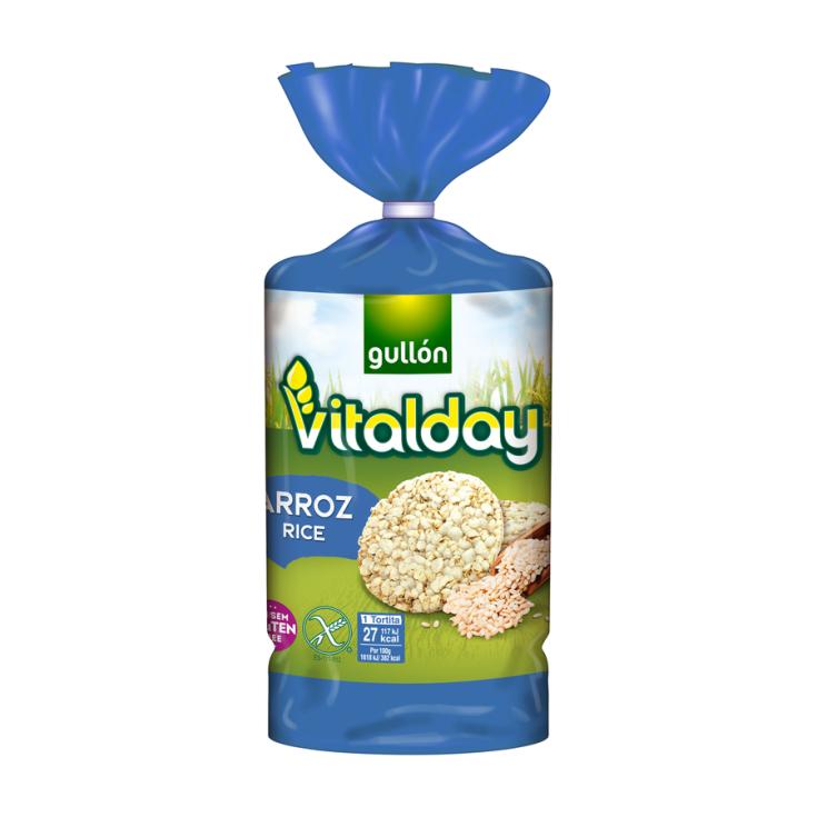 TORTITAS ARROZ VITALDAY GULLON 130G