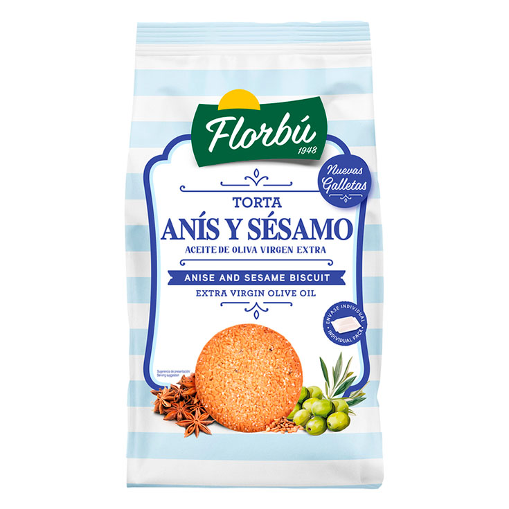 TORTA DE ACEITE DE OLIVA FLORBU 240G