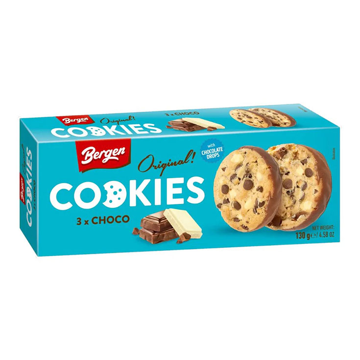 Galleta cookies triple choco Bergen 130g