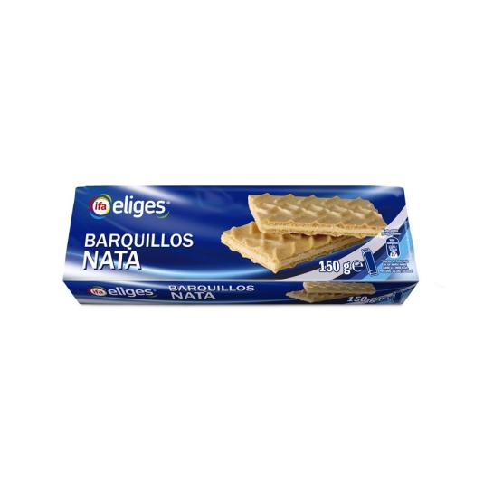 GALLETA BARQUILLO NATA IFA ELIGES 150G