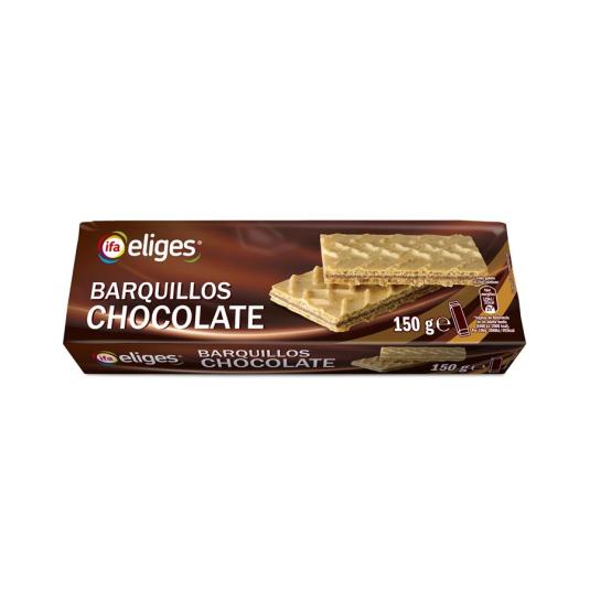 GALLETA BARQUILLO CHOCOLATE IFA ELIGES 150G