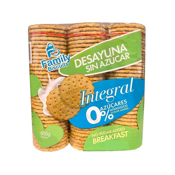 GALLETA INTEGRAL FAMILY BISCUITS 600G