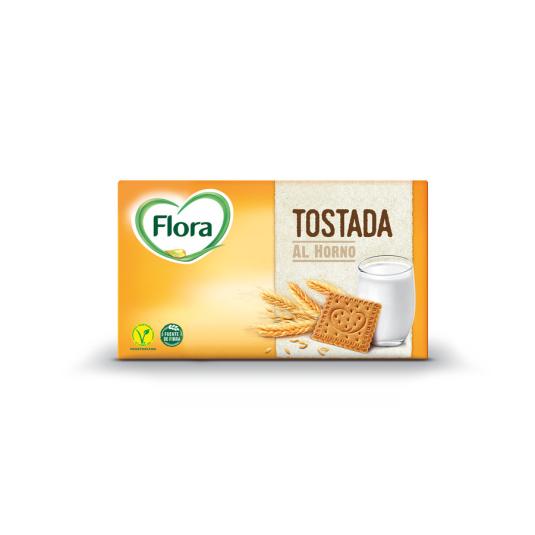 GALLETA TOSTADA AL HORNO FLORA 450G