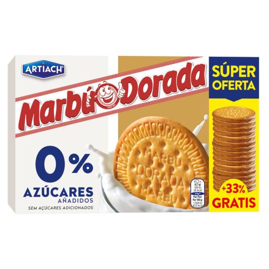 GALLETA MARÍA 0% AZÚCARES MARBU ARTIACH 300+100G