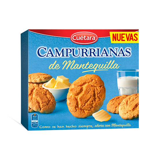 GALLETA CAMPURRIANA MANTEQUILLA CUETARA 160G