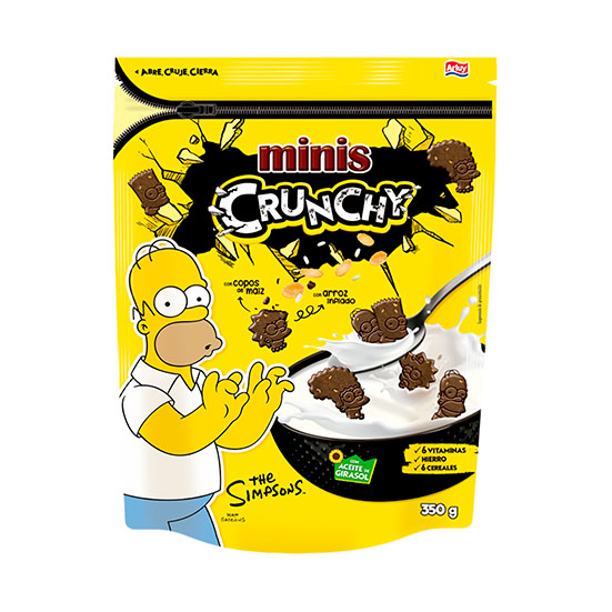Mini galletas crunchy simpsons Arluy 350g