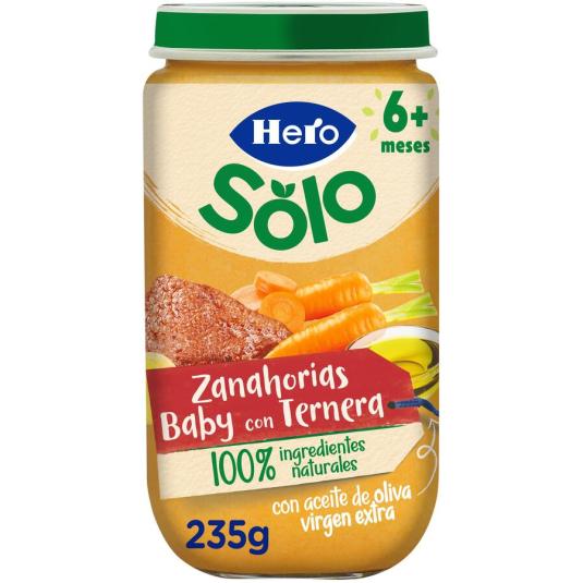 POTITO CARNE TERNERA/ZANAHORIA HERO BABY 235G