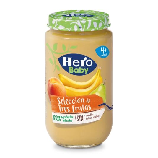 POTITO FRUTA 3 FRUTAS HERO BABY 235G