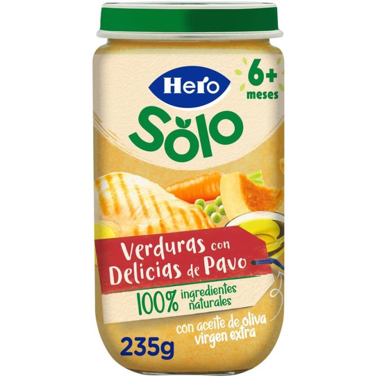 POTITO CARNE PAVO/VERDURA HERO BABY 235G