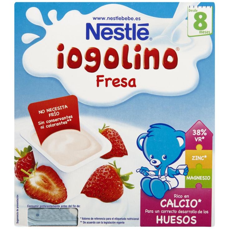 YOGUR FRESA POSTRE LÁCTEO NESTLÉ P-4 100G