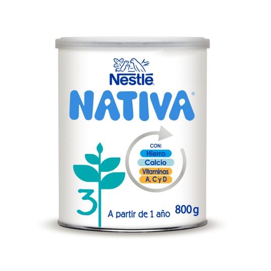 LECHE INFANTIL CRECIMIENTO C/GALLETA NATIVA 3 1L - LaDespensa