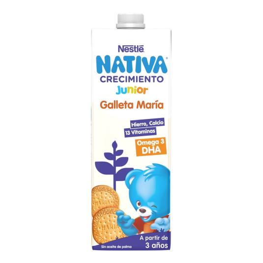 LECHE INFANTIL CRECIMIENTO 3 CEREALES NATIVA 3 1L - LaDespensa