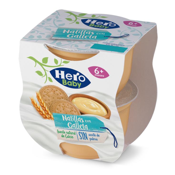 POTITO FRUTA NATILLA/GALLETA MERIENDA HERO BABY P2 130G - LaDespensa