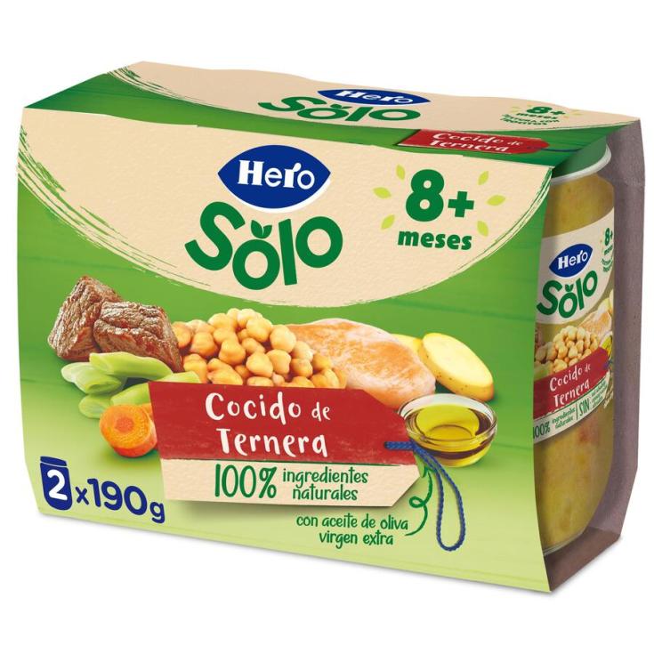 POTITO CARNE CASERA COCIDO TERNERA HERO BABY P2 200G