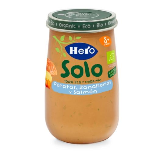 POTITO ECO C/PATATA/ZANAHORIA/SALMÓN HERO 190G
