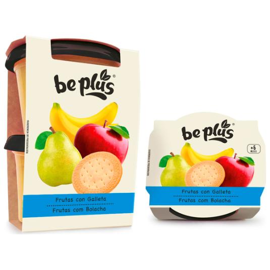 POTITO FRUTA MANZ/PER/MEL/PLAT C/GALL BE PLUS P2 200G/U