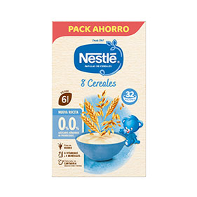 Preparado papilla 8 cereales Nestle 480g