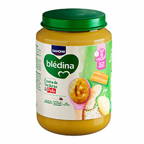 Potito crema verduras y pollo Blédina 200g