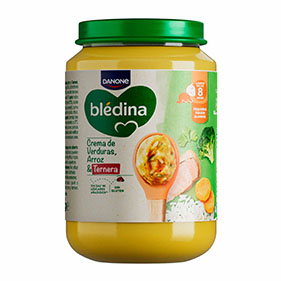 Potito crema verduras y ternera Blédina 200g