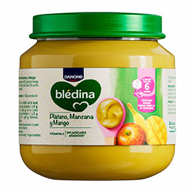 Compota mango/ plátano/manzana Blédina 125g