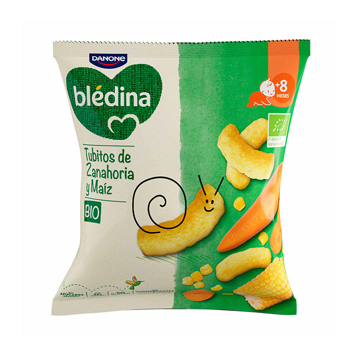 Snack maiz y zanahoria Blédina 20g