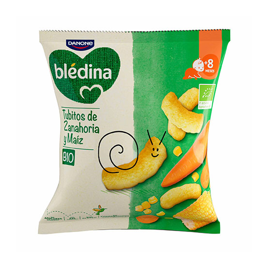 Snack maiz y zanahoria Blédina 20g
