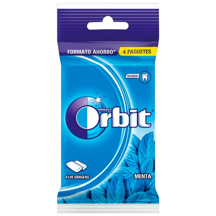 CHICLE MENTA S/AZ ORBIT P4 56G