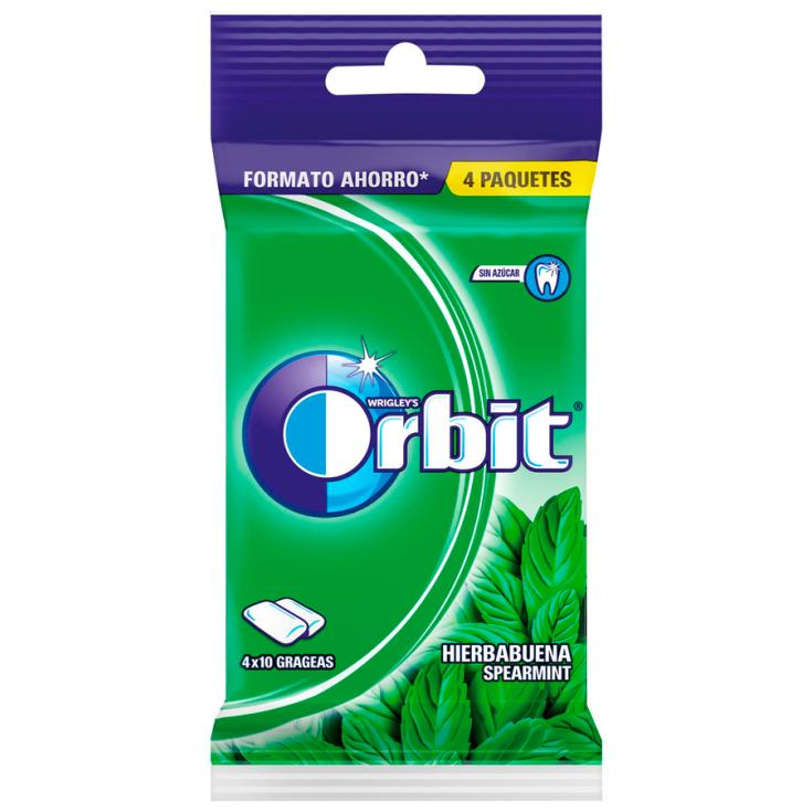 CHICLE HIERBABUENA S/AZ ORBIT P4 56G