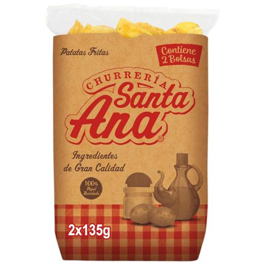 PATATAS FRITAS CARTUCHO SANTA ANA P2 135G/U