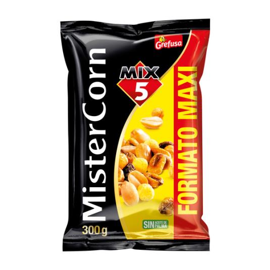 SNACK MISTER CORN MIX 5 GREFUSA 300G