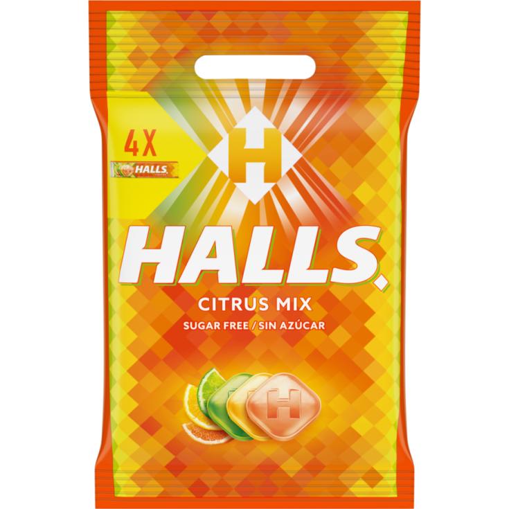 CARAMELO S/AZÚCAR CITRIC VITAM C HALLS P4 128G