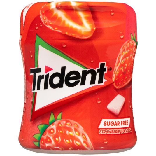 CHICLE FRESA GRAGEA BOTE TRIDENT 83G