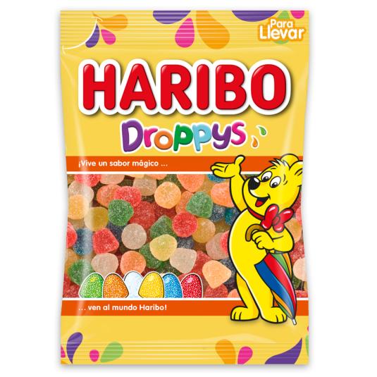 GOLOSINA DROPPYS HARIBO 100G