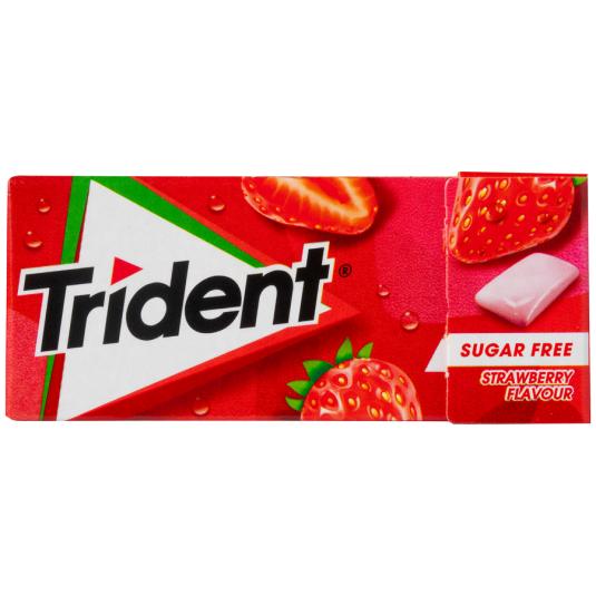 CHICLE FRESA GRAGEA TRIDENT 14 G