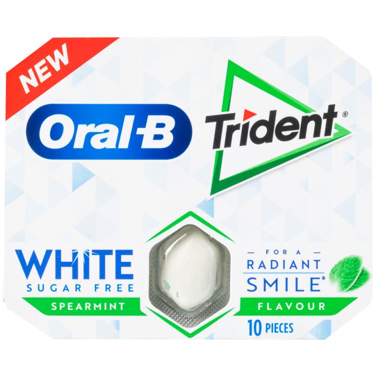 CHICLE WHITE ORAL B TRIDENT 17G