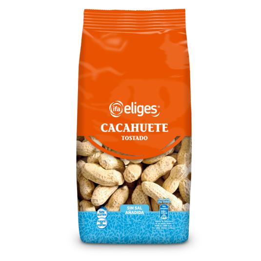 CACAHUETE JUMBO CASC TOSTADO S/SAL IFA ELIGES 250G