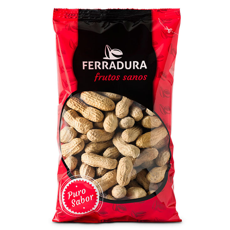 CACAHUETE YUMBO CASCARA TOSTADO FERRADURA 500G