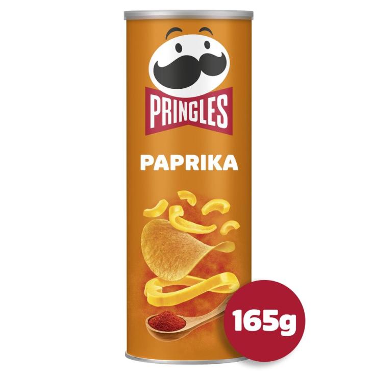 PATATAS FRITAS PAPRIKA BOTE PRINGLES 165G