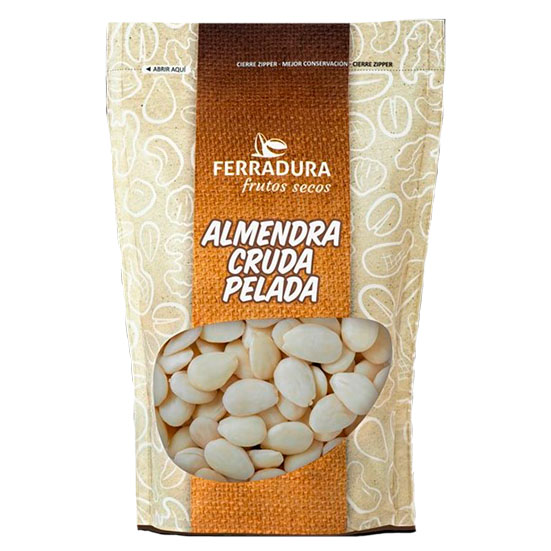 ALMENDRA REPELADA CRUDA FERRADURA 150G
