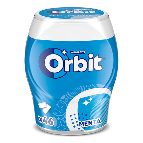 CHICLE MENTA S/AZ BOTE ORBIT 46U 64G