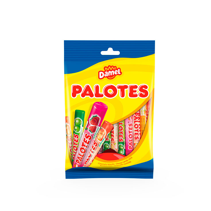 CARAMELO BLANDO PALOTES SURTIDO BOLSA DAMEL 78G