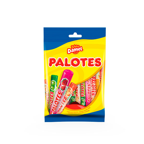 CARAMELO BLANDO PALOTES SURTIDO BOLSA DAMEL 78G
