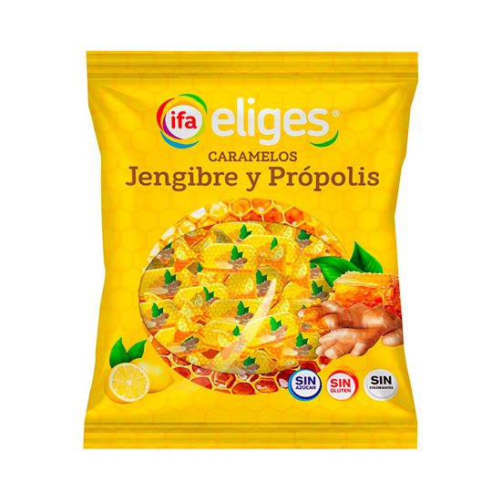 CARAMELOS JENJIBRE/PROPOLIS S/AZ IFA ELIGES 70G