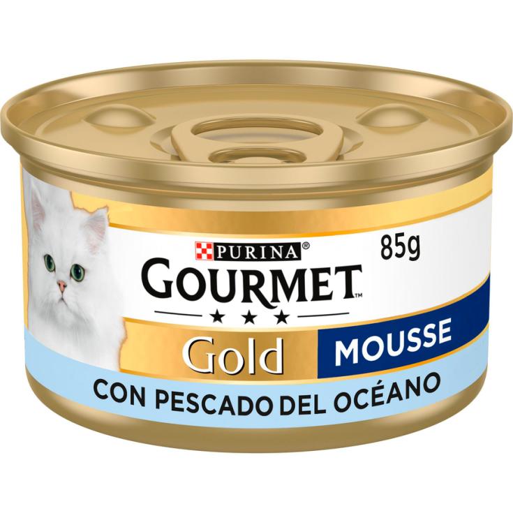 COMIDA HÚMEDA GATO PESCADO GOLD LATA PURINA GOURMET 85G