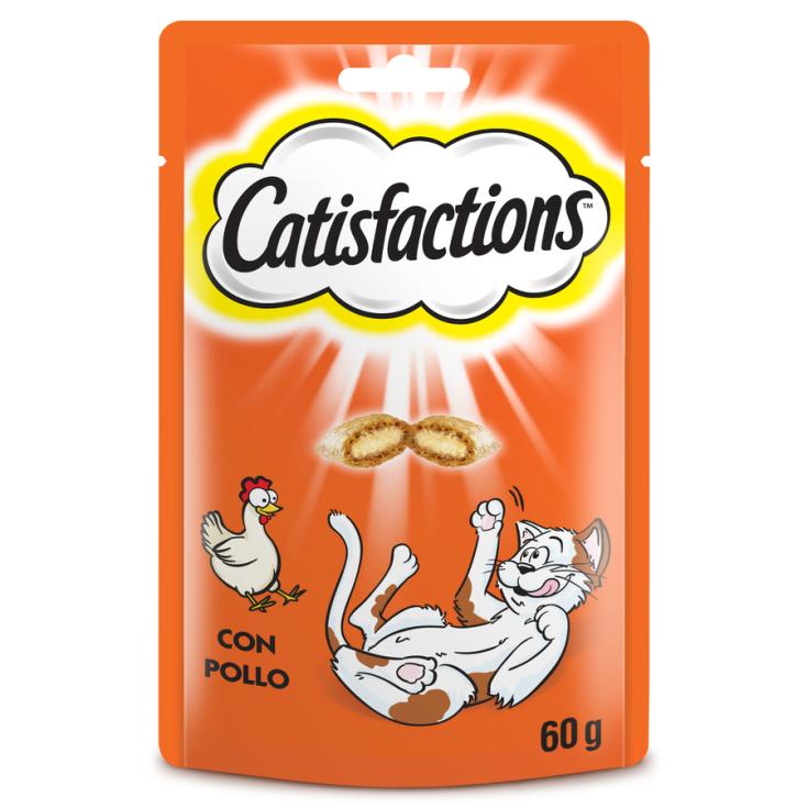 SNACK GATO POLLO CATISFACTIONS 60G