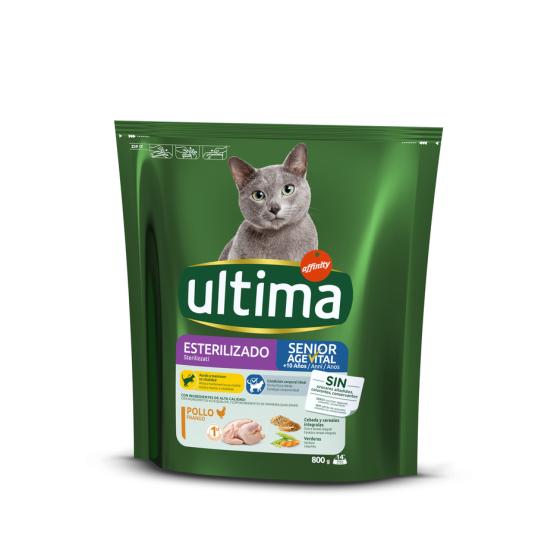 COMIDA SECA GATO SENIOR ULTIMA AFFINITY 800G