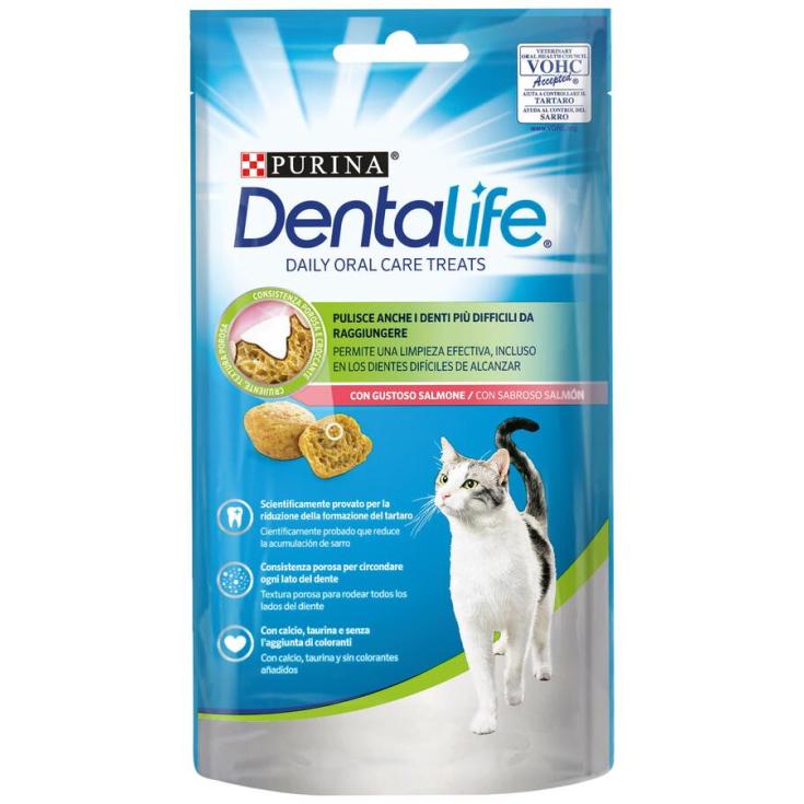 HIGIENE ORAL GATO SALMON DENTALIFE 40G