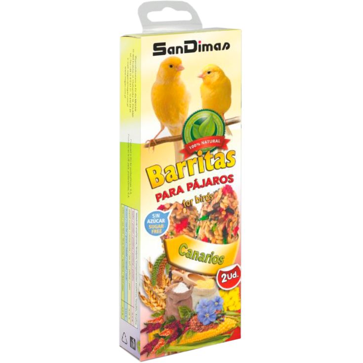 ALIMENTO PAJARO BARRITAS CANARIOS SANDIMAS 90G